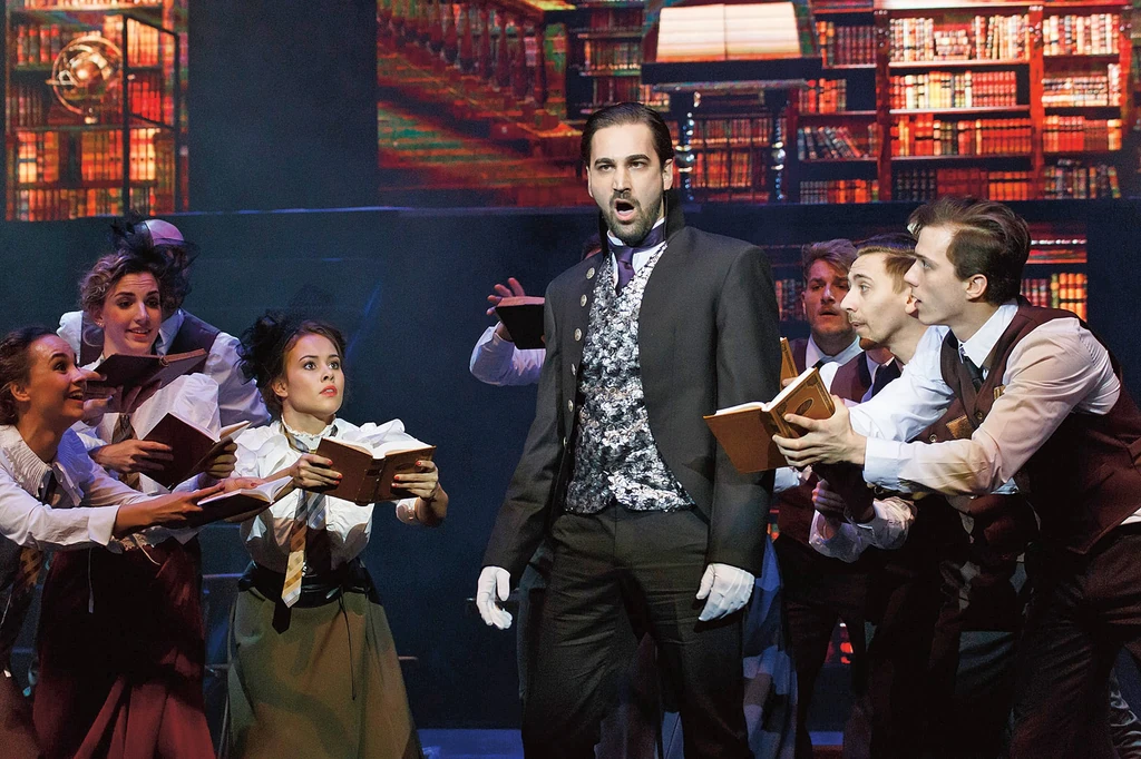 A Tesla című musicalben (Fotó: Archív)