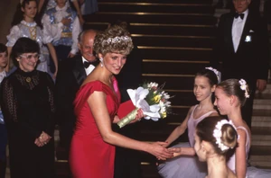 Lady Diana en Hongrie en 1992