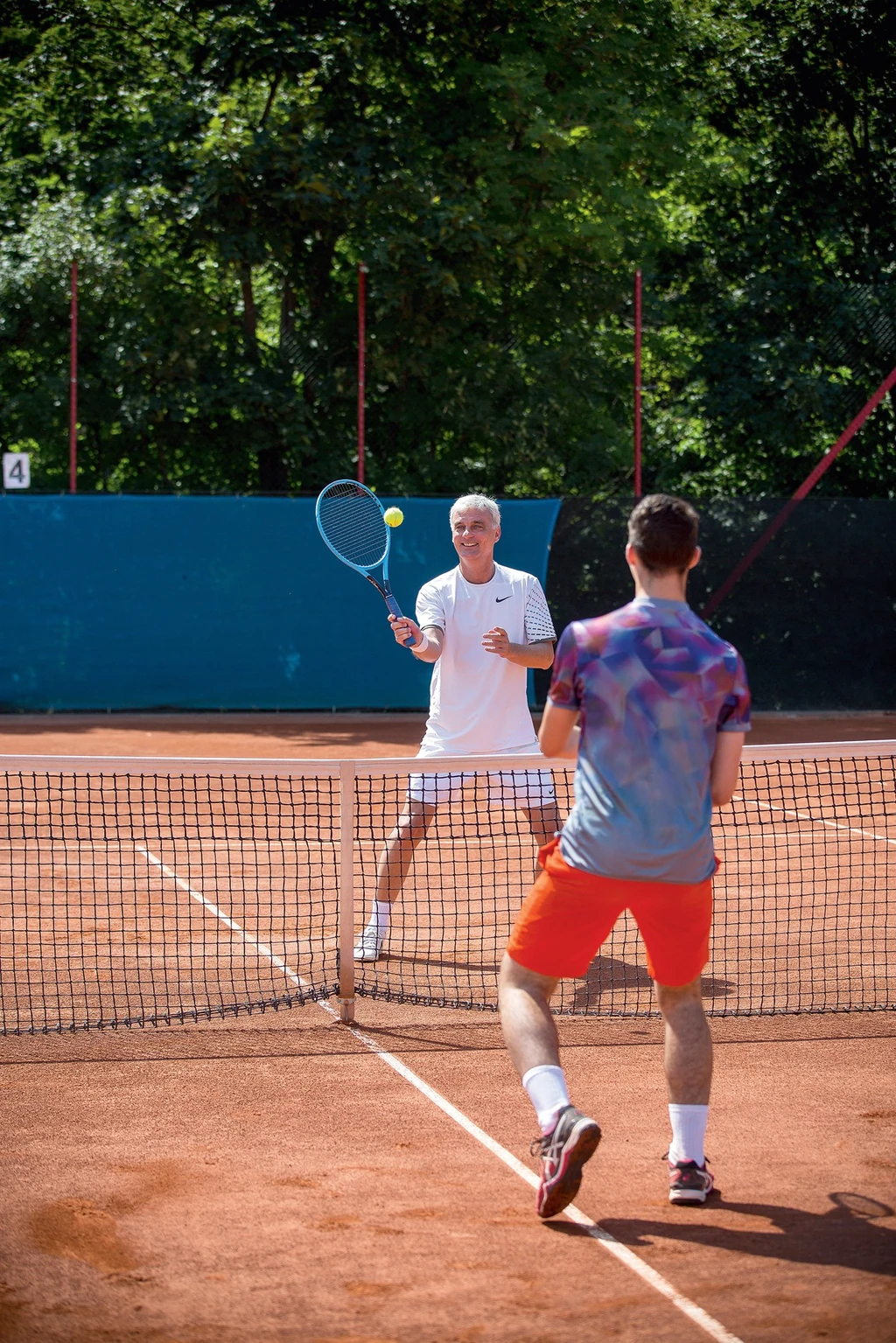 A sport szeretetével megfertőzte a gyerekeit is, Ádám fia teniszező lett (Fotó: Birton Szabolcs/fotocentral.hu)