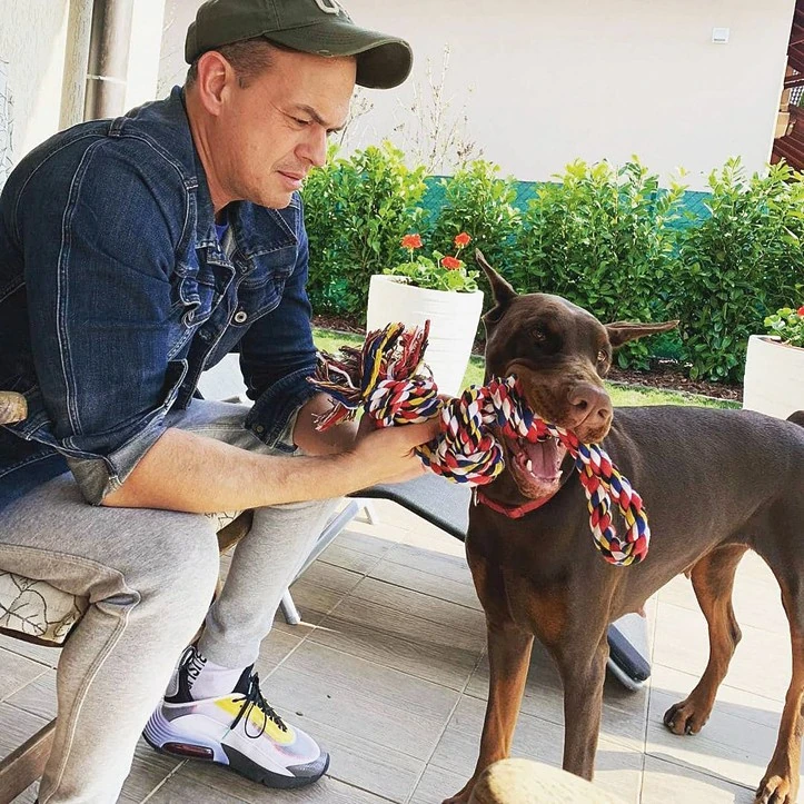 Zsolti a kutyájával él, nincs családja (Fotó: Archív)