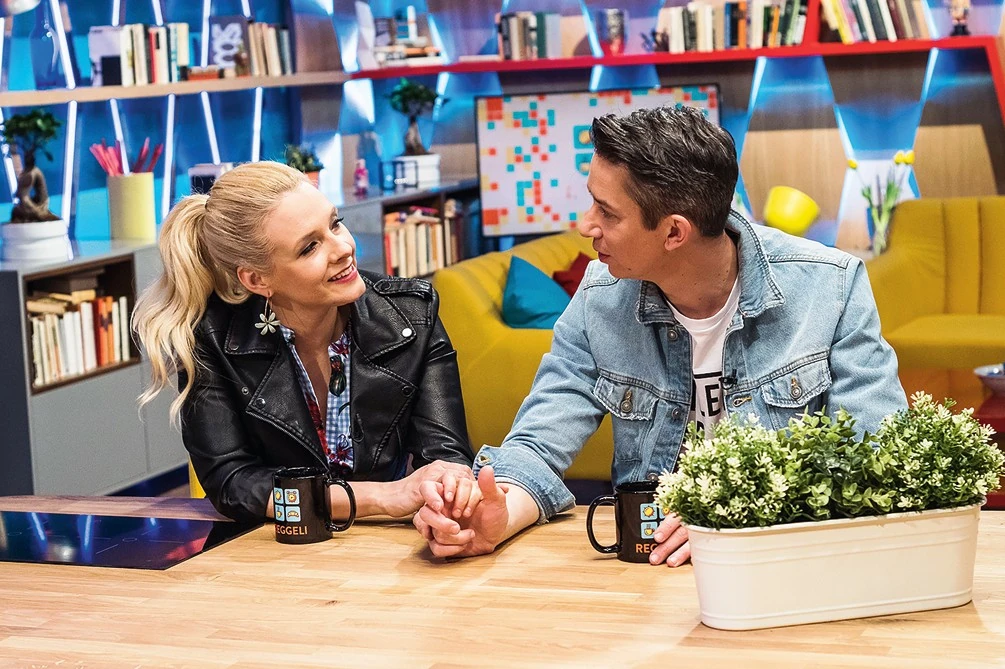 Anna és Miki a válás ellenére is nagyon jóban van egymással (Fotó:RTL)