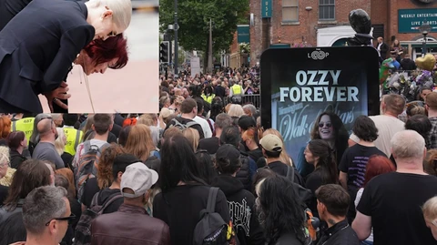 Ozzy Osbourne temetese cimlap uj