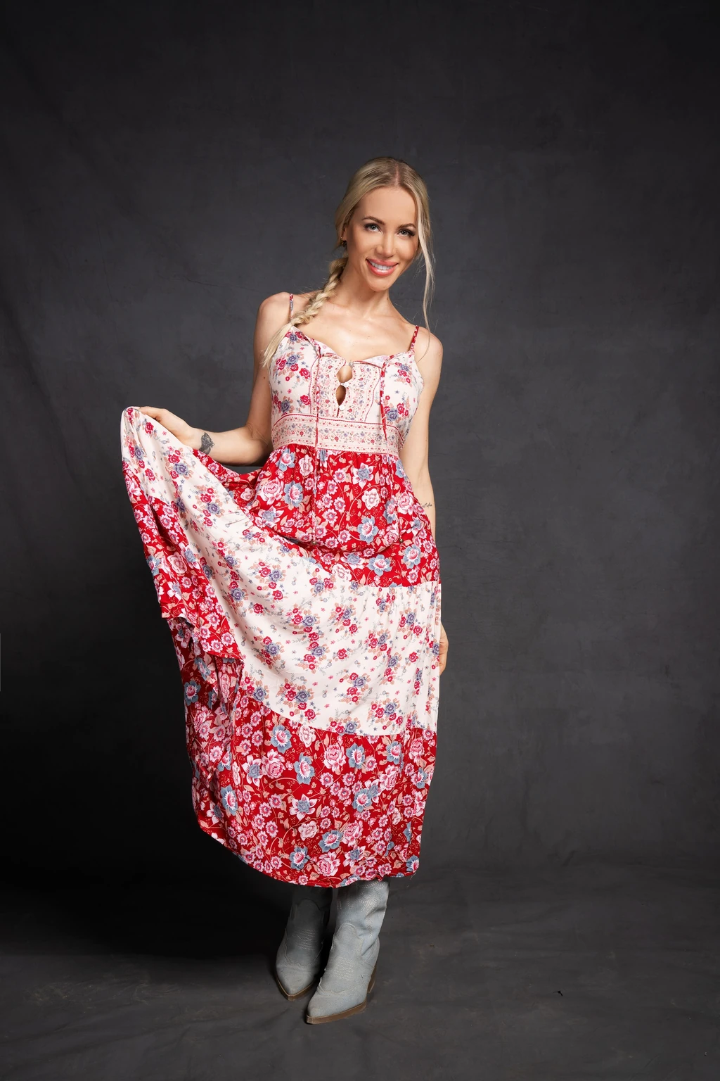 Kiara Lord a Farm VIP-ban is szerencsét próbált (Fotó: TV2)