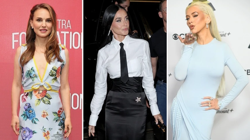 natalie portman demi moore christina auilera