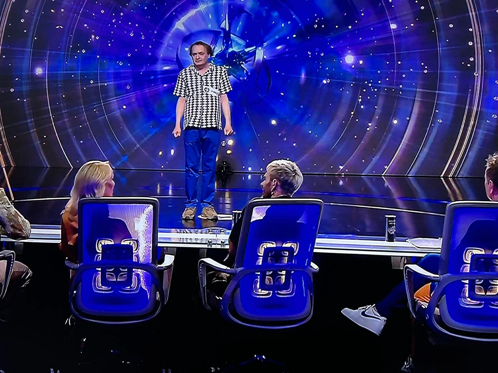 Galla a zsűri előtt. Fotó: Archív