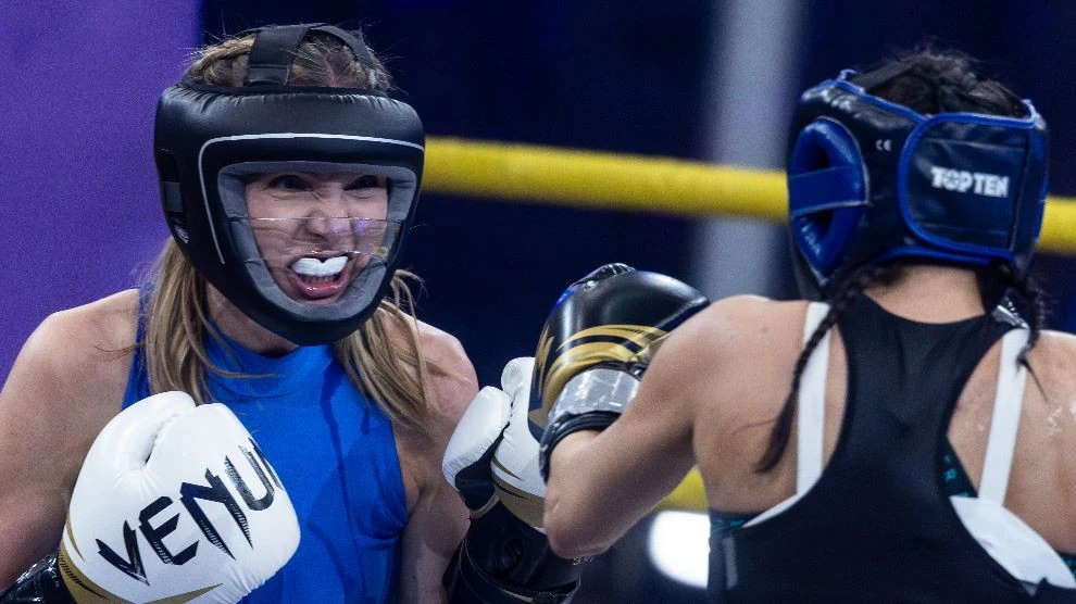 Evelin hatalmas elszántsággal vetette bele magát a küzdelembe (Fotó: Trenka Attila)