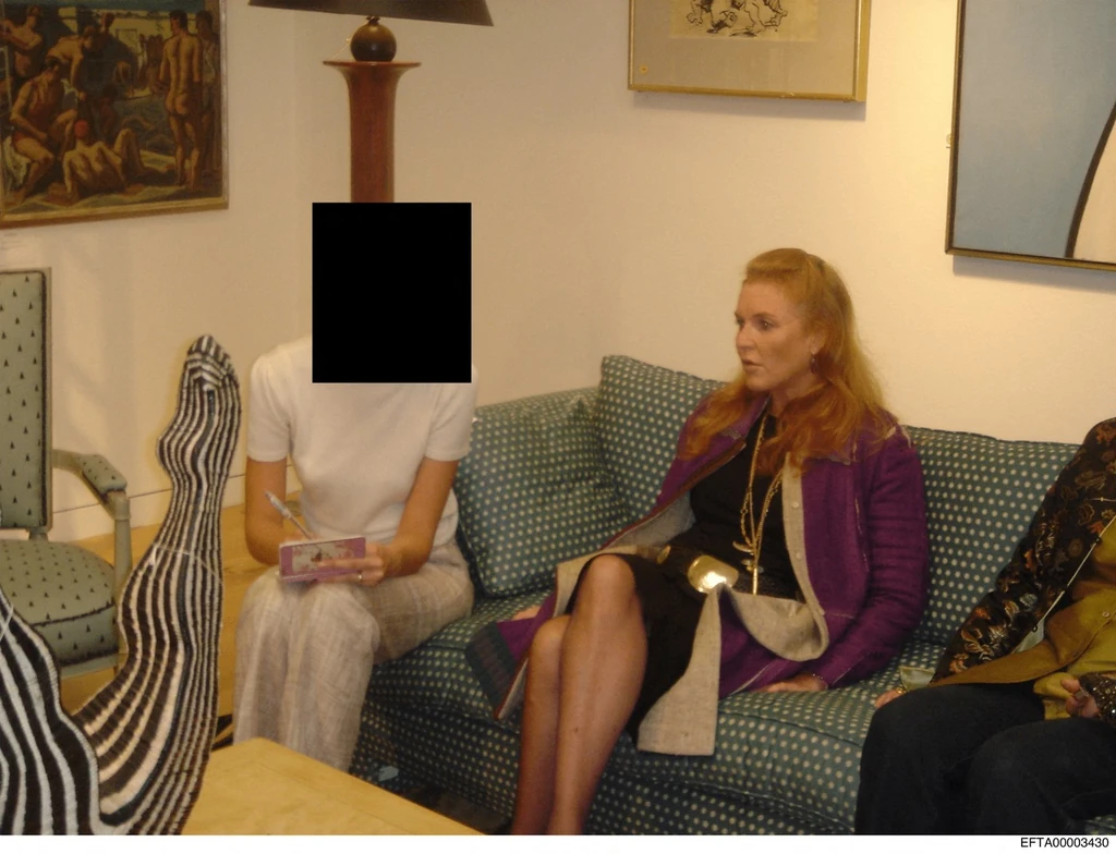 Fotó Fergie-ről az Epstein-aktákban (Fotó: Profimedia)