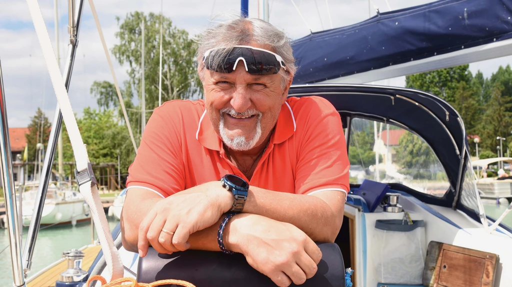 Szerednyey Béla idén kevesebb időt töltött a Balatonon