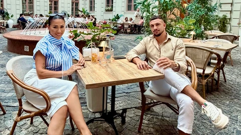 Megyeri Csilla és párja, Nico