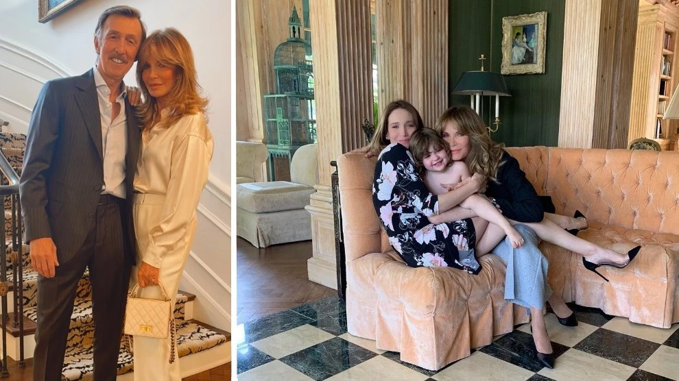 Férjével, valamint lányával és unokájával (Fotók: Archív)