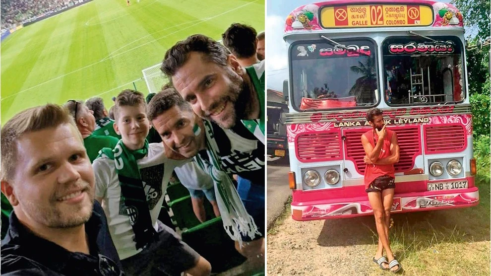 Testvéreivel és az unokaöccsével egy meccsen és egyedül Srí Lankán (Fotók: Archív)