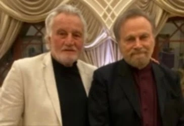 A két színész felelevenítette a régi forgatás élményeit