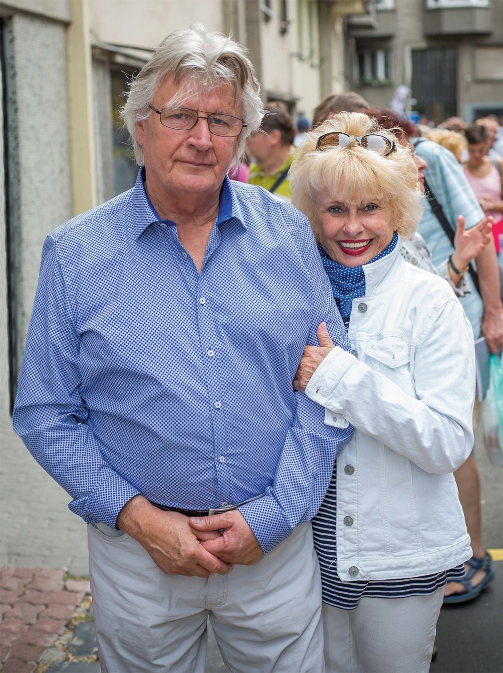 Férjével a Pozsonyi Pikniken (Fotó: Birton Szabolcs/fotocentral.hu)