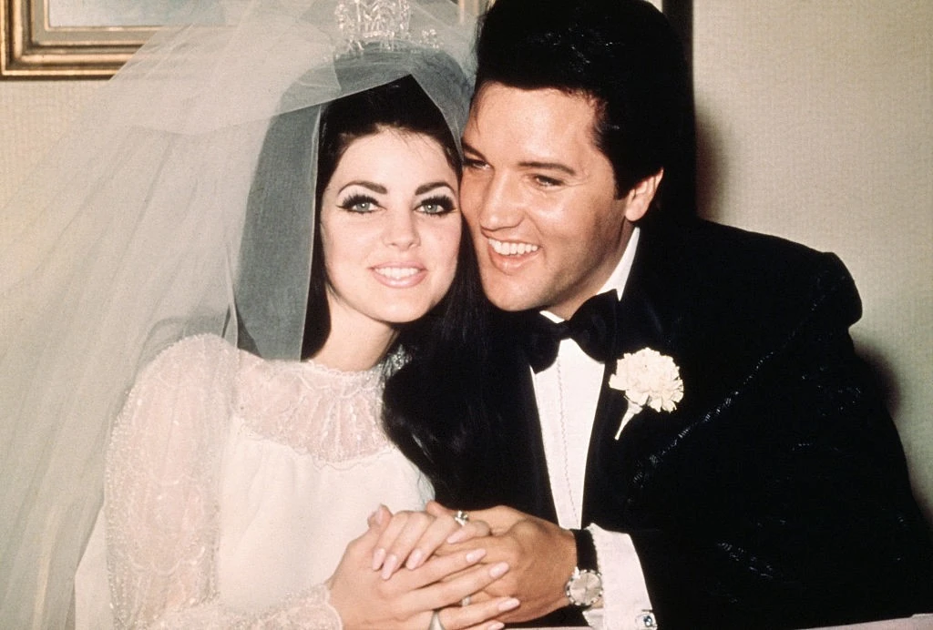 1967. május 1-jén vette feleségül Priscilla Presley-t Las Vegasban (Fotó: Getty Images)