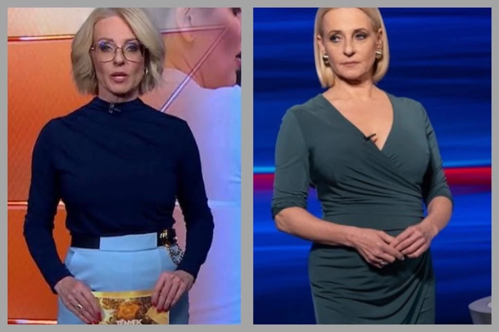 Balra Marsi Anikó friss fotója, jobbra a régebbi