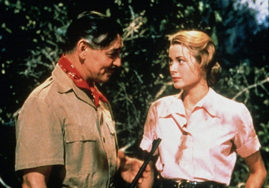 Clark Gable-lel a Mogambóban (Fotó: Profimedia)