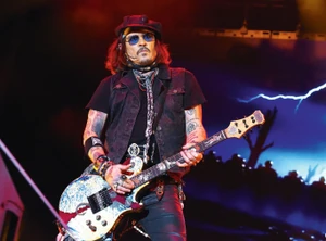 Johnny Depp valójában mindig is rocksztár akart lenni