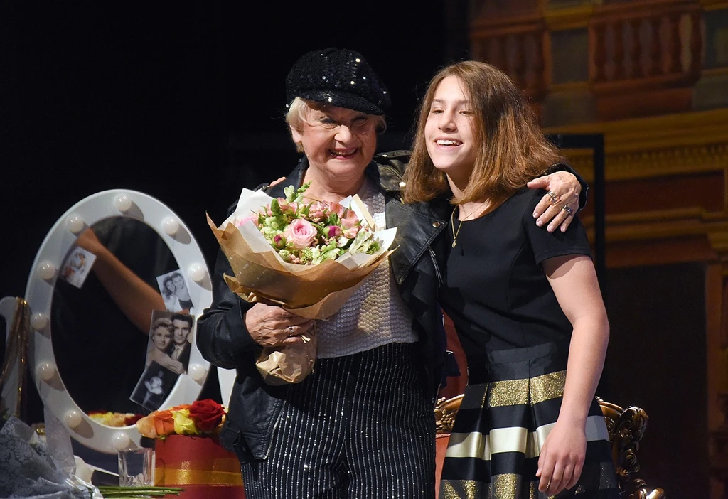 Unokájával, Zsófival (Fotó: Olajos Piroska/fotocentral.hu)