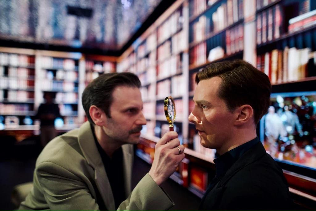 Simon Kornél szívesen szinkronizálja Benedict Cumberbatch-et (Fotó: Madame Tussauds)