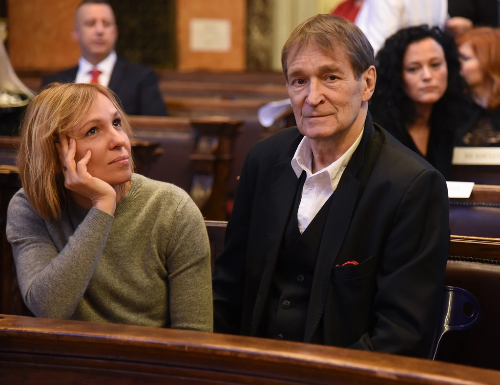 Lányával a Pro Urbe Budapest Díjak átadásán (Fotó: Olajos Piroska/fotocentral.hu)