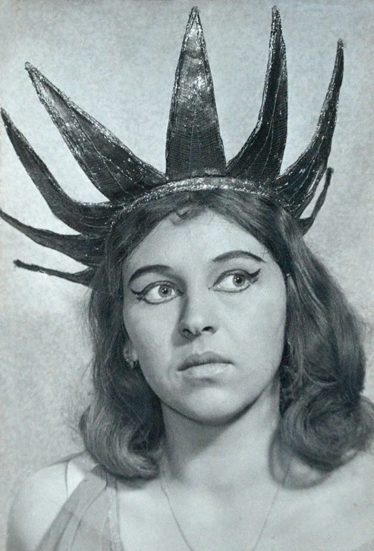 Fiatal színésznőként (Fotó: Olajos Piroska/fotocentral.hu)