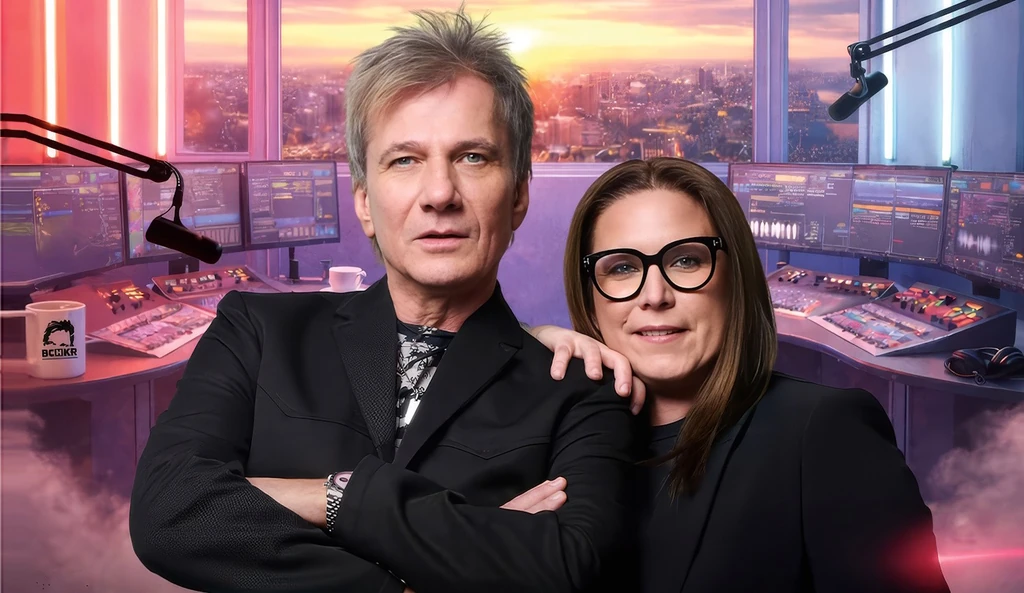 <em>Risztov Éva március 2-án már Bochkor Gáborral vezeti a Retro Rádió reggeli műsorát Fotó: Risztov Éva Instagram-oldala</em>