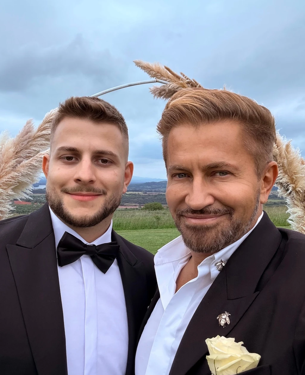 Elsőszülött gyermeke, Dávid már boldog férj (Fotó: Archív)