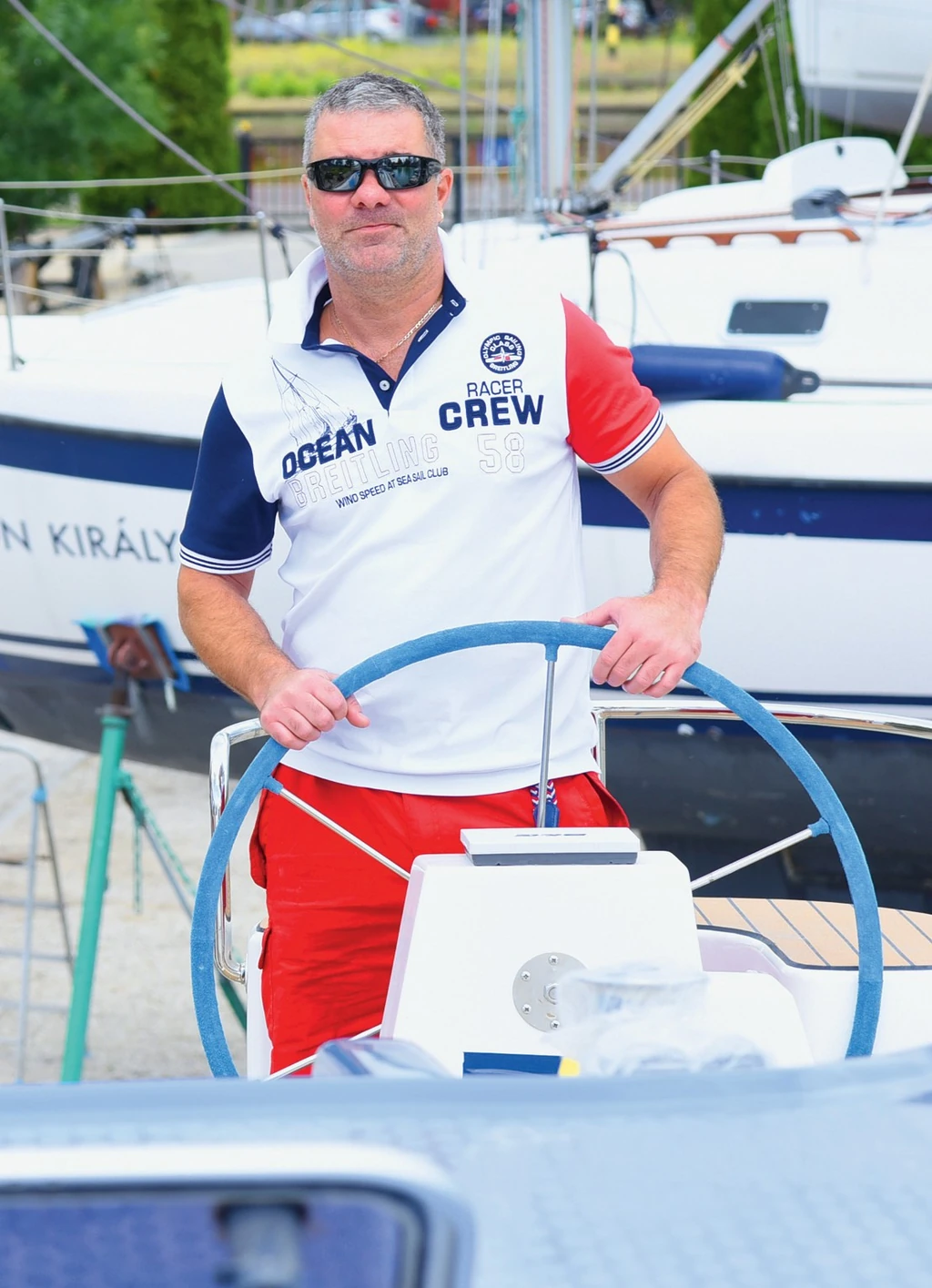 Szerednyei Bélával közös hajójukat ők maguk építették (Fotó: Olajos Piroska/fotocentral.hu)