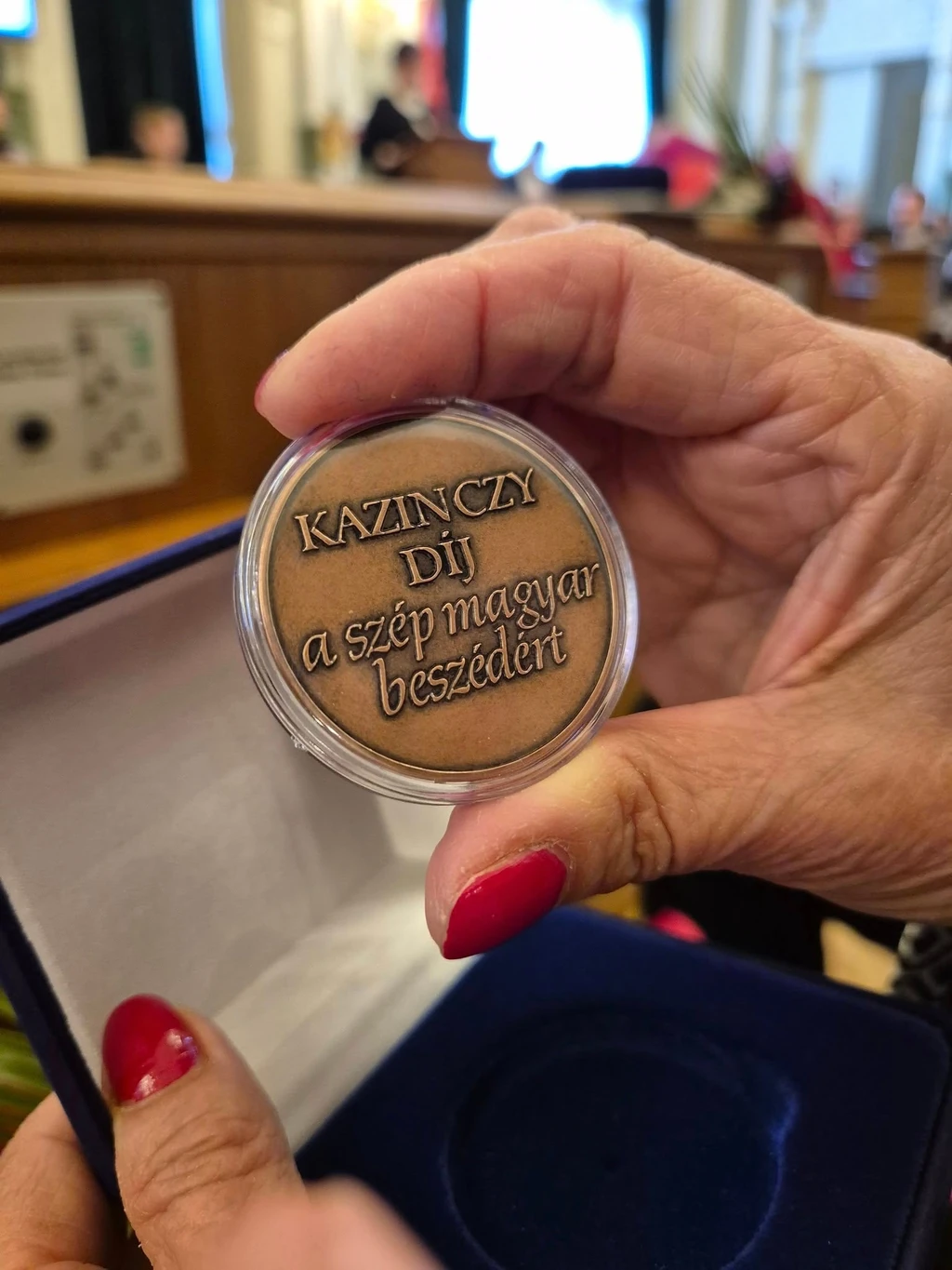 Endrei Judit nagyon büszke a díjára