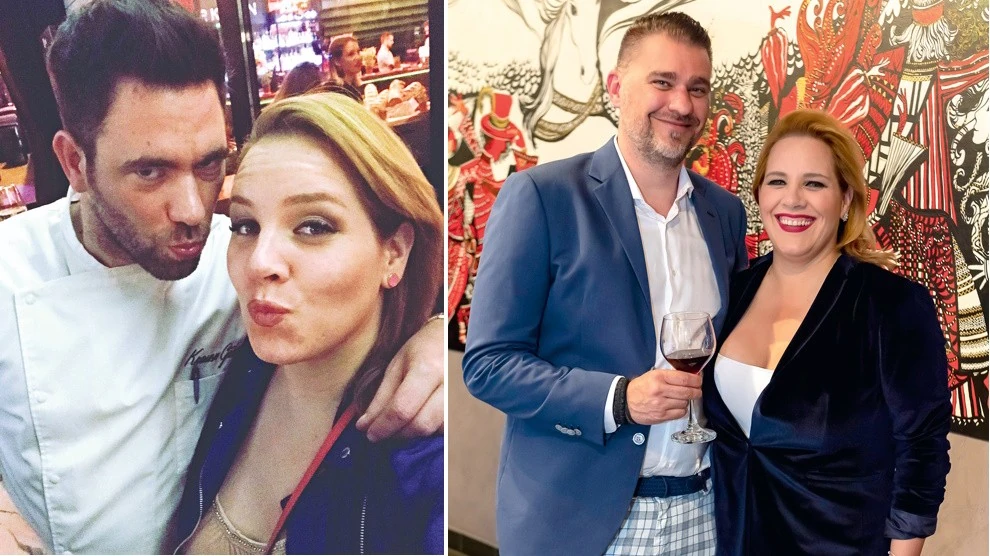 Vera a sógorával és a férjével (Fotó: Archív, Schumy Csaba/fotocentral.hu)