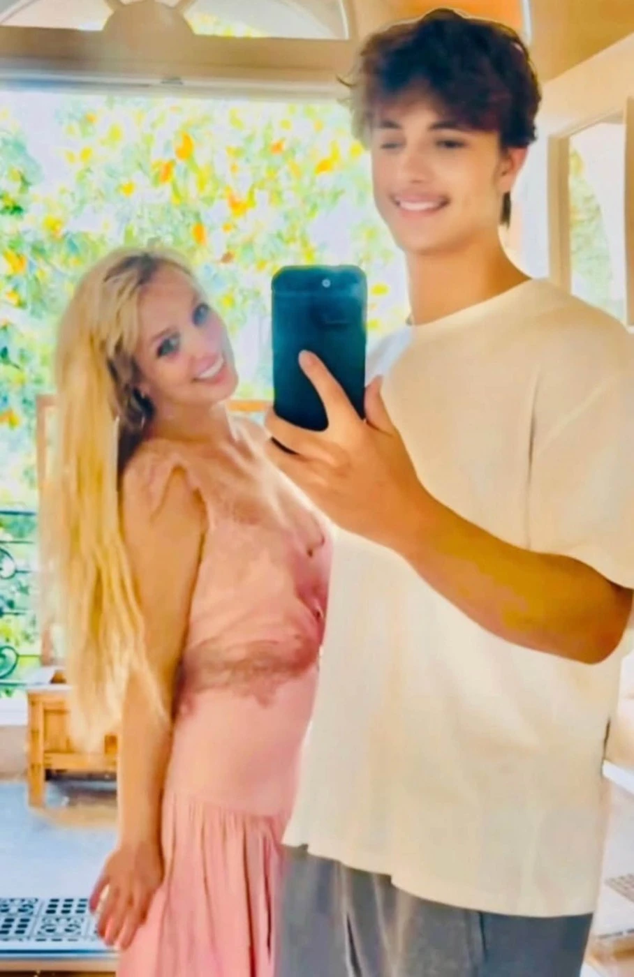 Jayden és Britney: a fiú tavaly egy időre az anyjához költözött (Fotó: Profimedia)