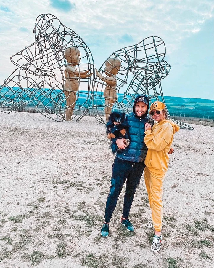 Párjával, Zsoltival (Fotó: Archív)