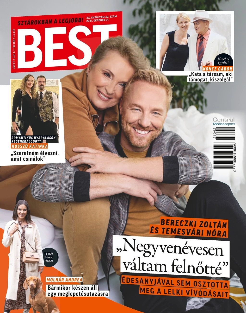 Bereczki Zoltán és édesanyja, Temesvári Nóra