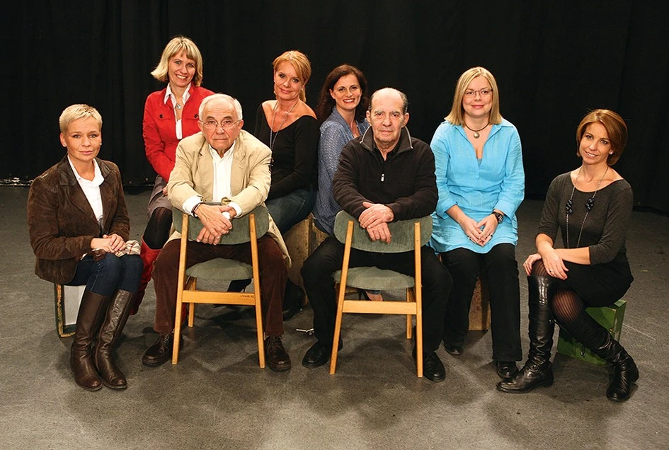 Vitray Tamás és Horváth Ádám első tévés rendező-műsorvezető osztálya (Fotó: Nagy Zoltán/fotocentral.hu)