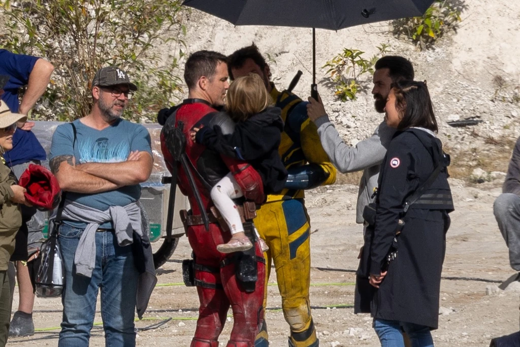 A Deadpool forgatására Blake kislányukat is elvitte (Fotó: Profimedia)