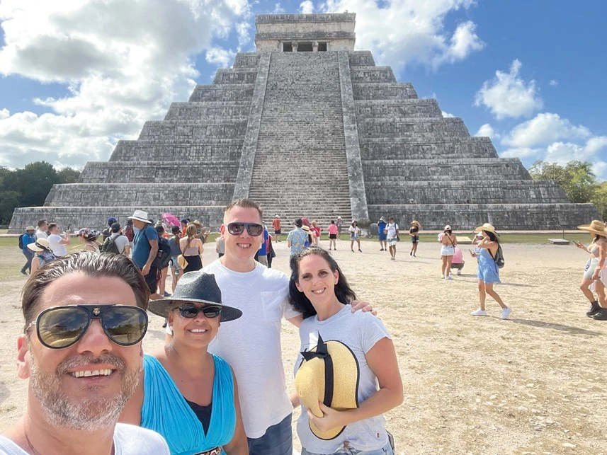 Mexikóba a barátaikkal utaztak (Fotó: Archív)