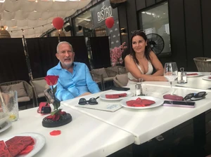 Radnai Péter és az egyik szereplő, Klaudia, aki ma is bevállalná a műsort