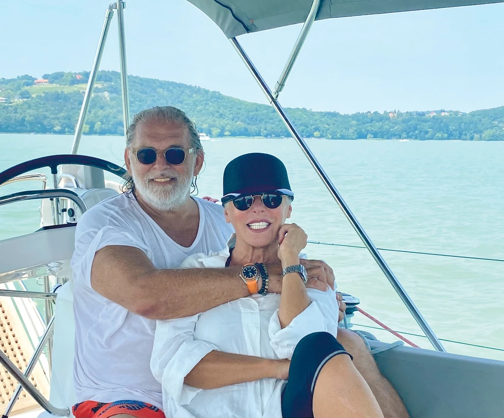 Férjével, Kovács Gáborral (Fotó: Archív)