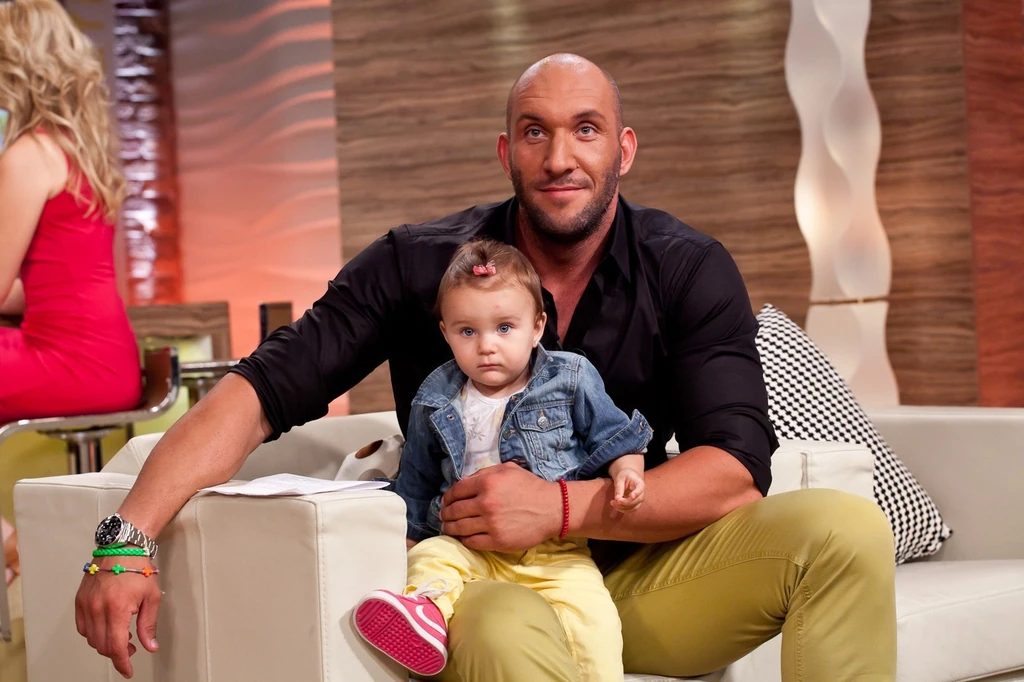 Berki Krisztián és kislánya Fotó: TV2
