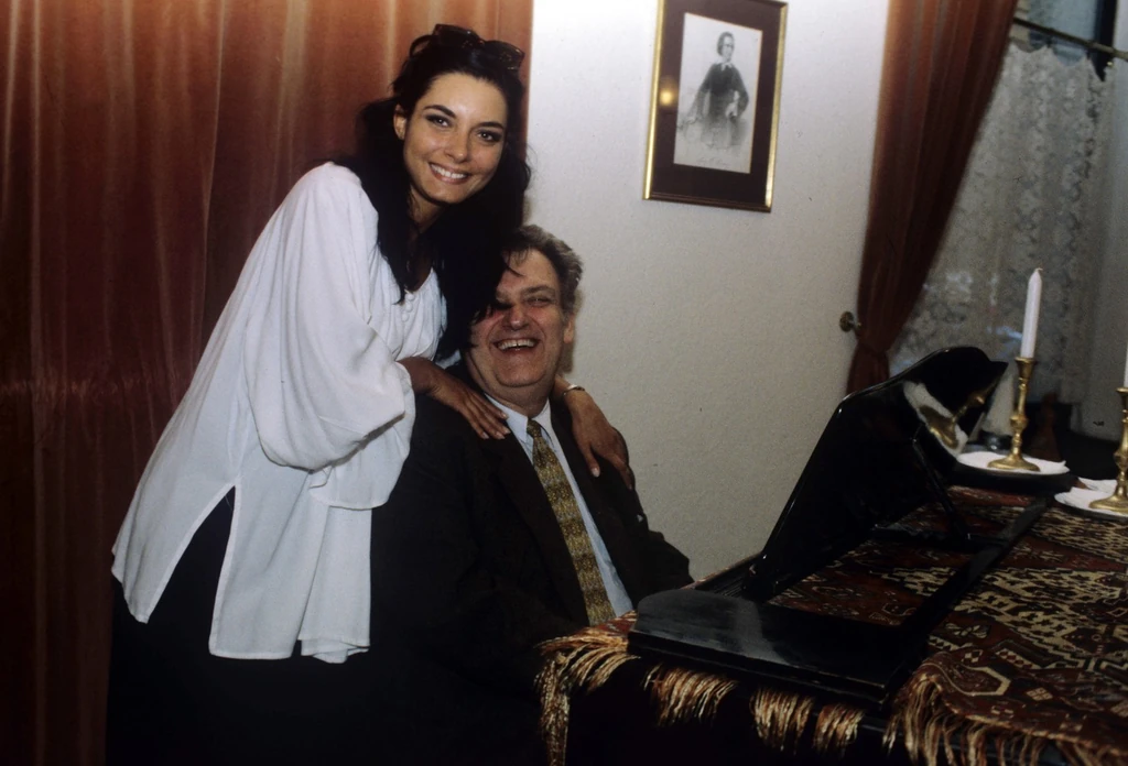 Gregor Bernadett és édesapja, Gregor József (Fotó: Story-Best Archívum/fotocentral.hu)