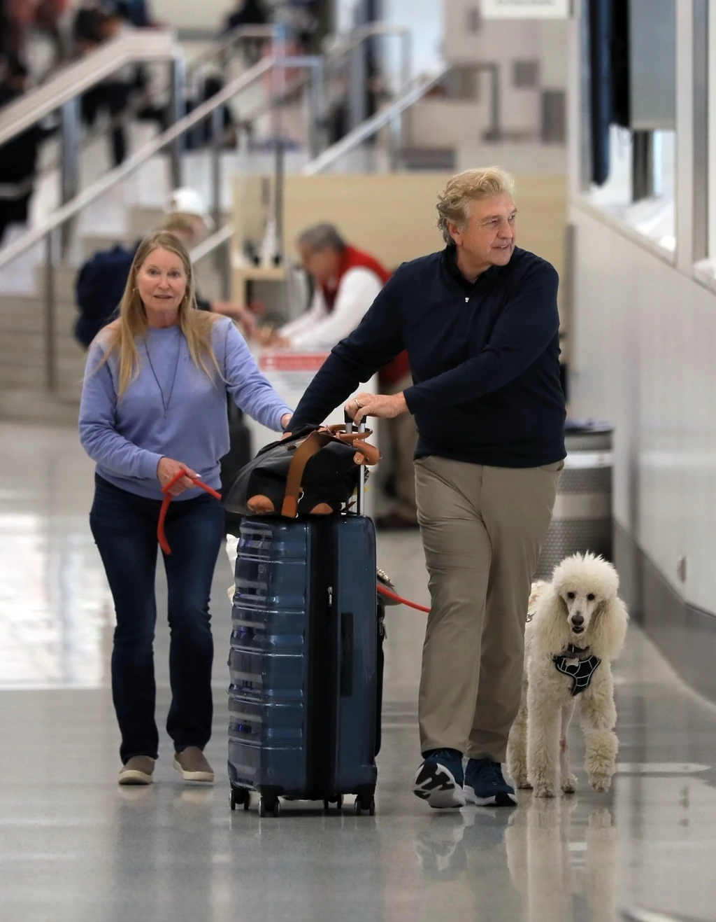 Az özvegy a második férjével, aki ékszerész (Fotó: Profimedia) 