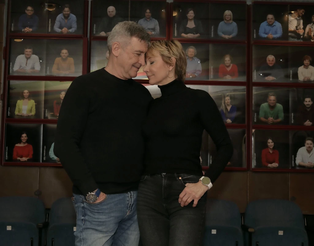 Xantus Barbara és párja, Laklóth Aladár (Fotó: Archív)