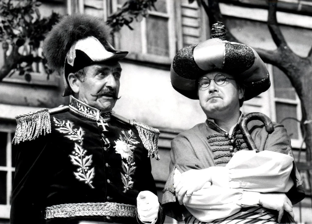 Bárdy Györggyel a Kálmán Imre: Montmartre-i ibolya felvételén. Bárdy is május 26-án született, ma lenne 104 éves (Fotó: Archív)