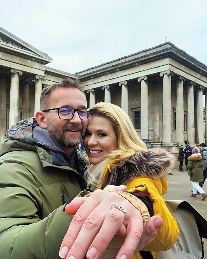 A lánykérés Londonban volt (Fotó: Archív)