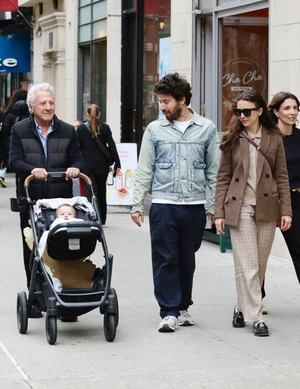 Dustin Hoffman és családja