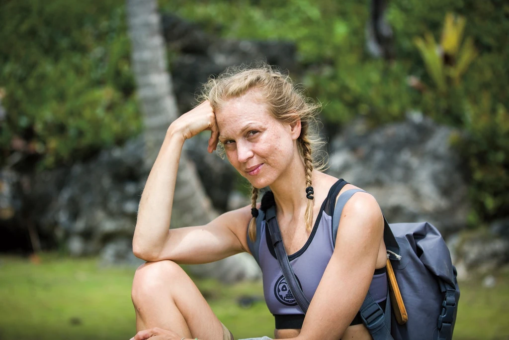 A Survivorben smink nélkül is vállalta az arcát (Fotó: Sajtóklub RTL Klub/fotocentral.hu)