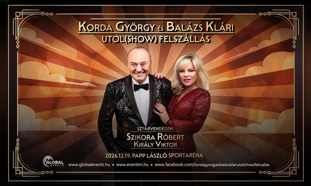 Korda György és Balázs Klári már most készül év végi Aréna-koncertjére