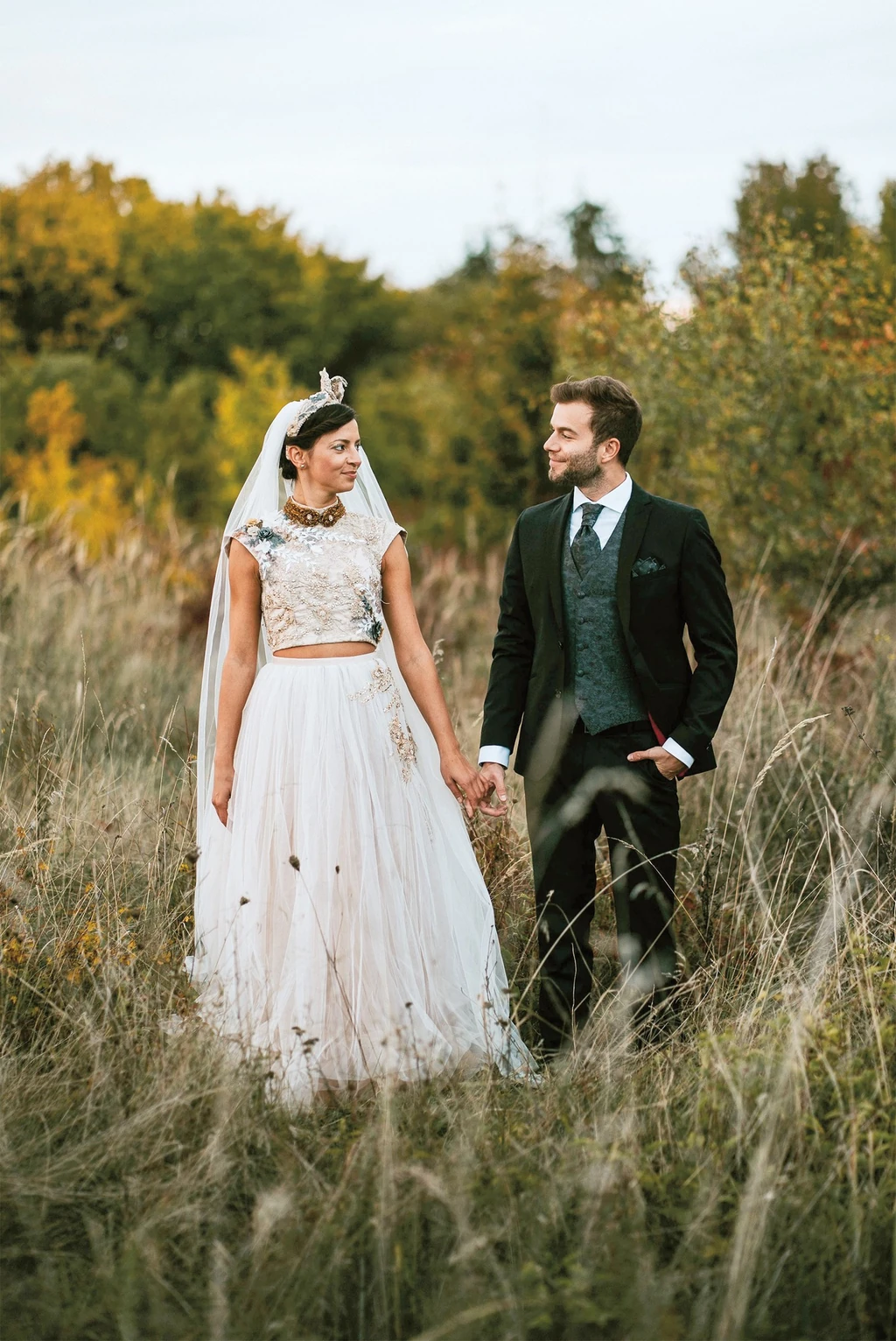 Kata és Csaba így látogatták meg a férj nagyszüleit az esküvő után (Fotó: Skystar Wedding)