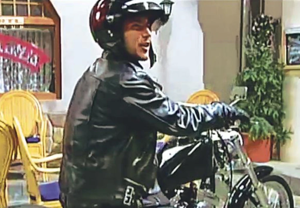 Németh Kristóf a Barátok közt kedvéért szerzett motoros jogosítványt (Fotó: Archív)