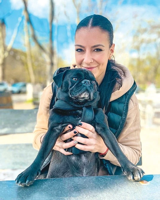 Szandra azt mondja: kutyusa az első számú férfi az életében (Fotó: Archív)